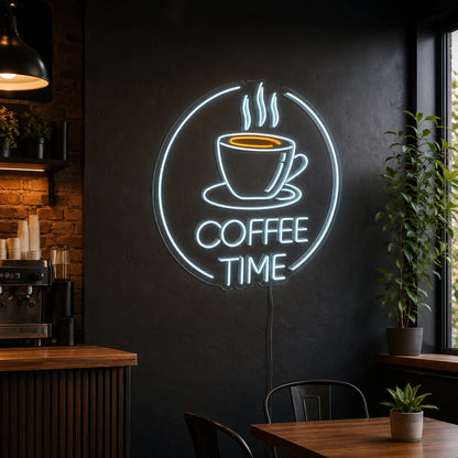 Coffee Time LED Neon Sign - 04 Size Image