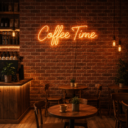 Coffee Time LED Neon Sign Wall Neon Sign - 01 Original Product Image