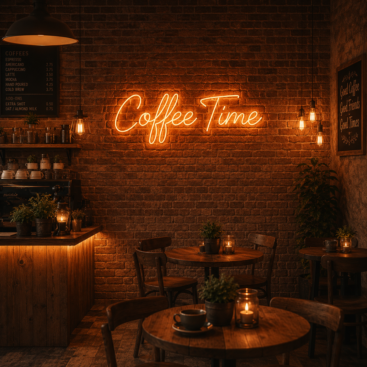 Coffee Time LED Neon Sign Wall Neon Sign - 02 High-Converting Product Image