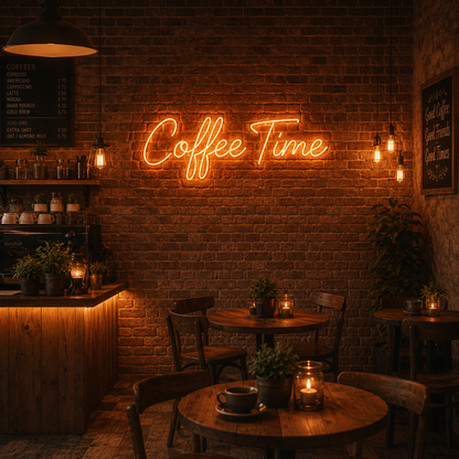 Coffee Time LED Neon Sign Wall Neon Sign - 02 High-Converting Product Image