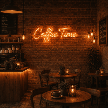 Coffee Time LED Neon Sign Wall Neon Sign - Shineneon