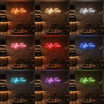 Coffee Time LED Neon Sign Wall Neon Sign - Shineneon