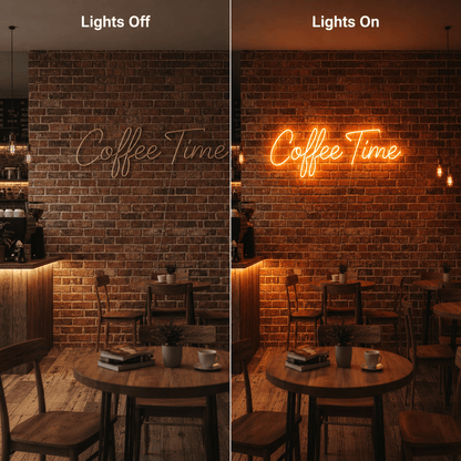 Coffee Time LED Neon Sign Wall Neon Sign - Shineneon