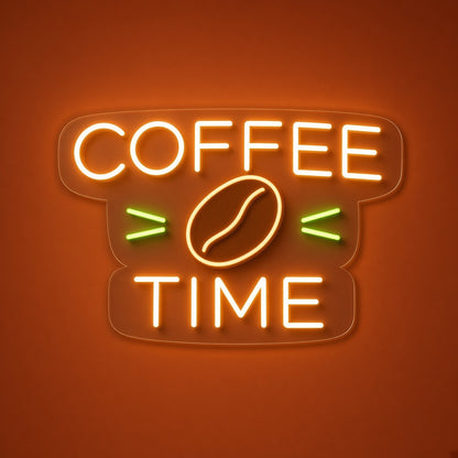 Coffee Time LED Neon Sign - product hero