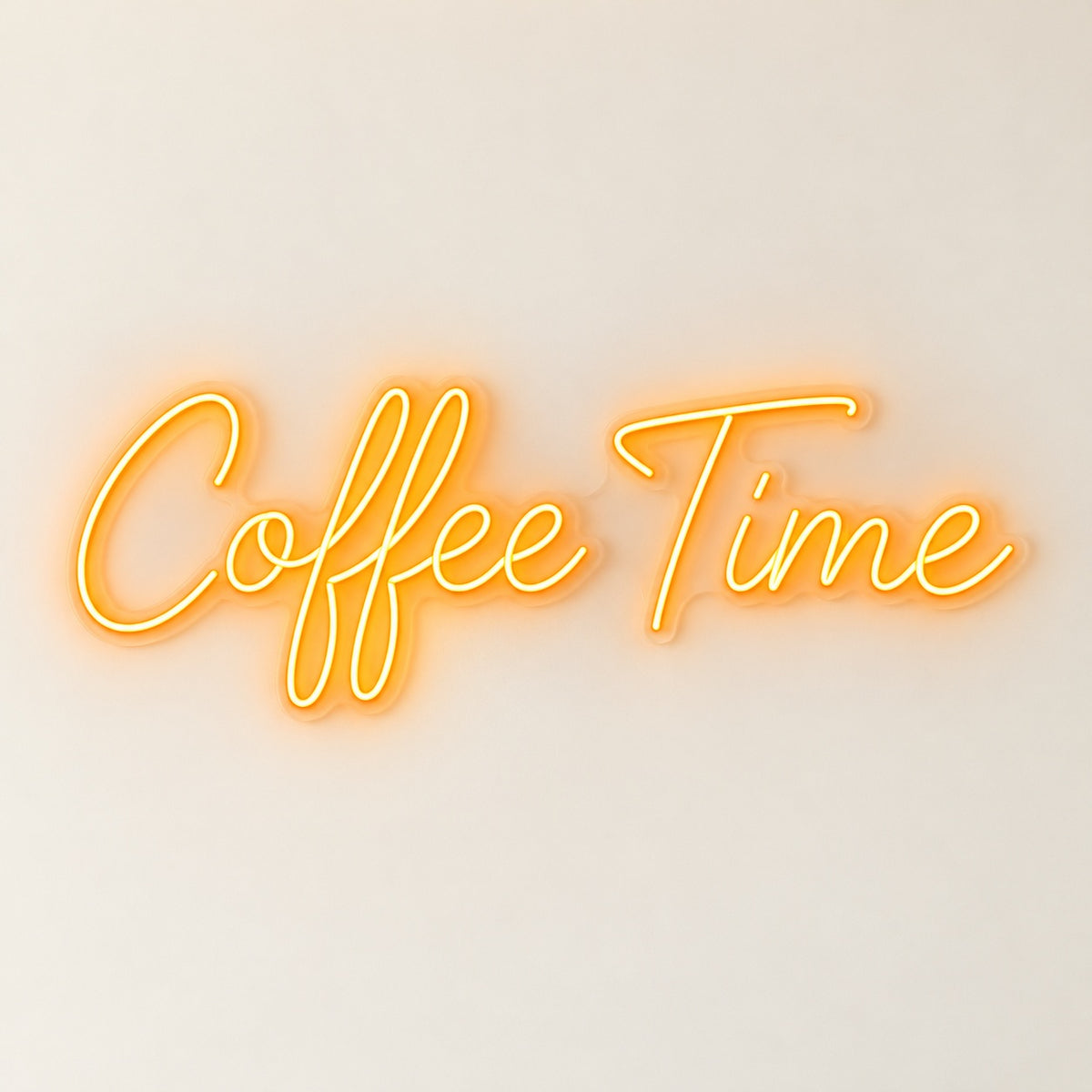Coffee Time LED Neon Sign - natural light view