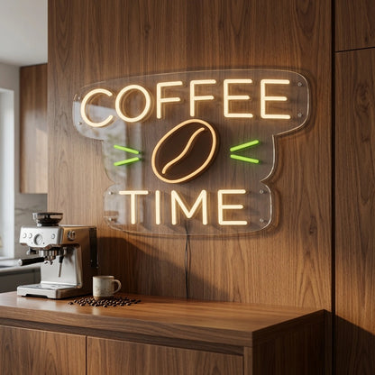 Coffee Time Wall Art LED Neon Sign - 02 High-Converting Product Image