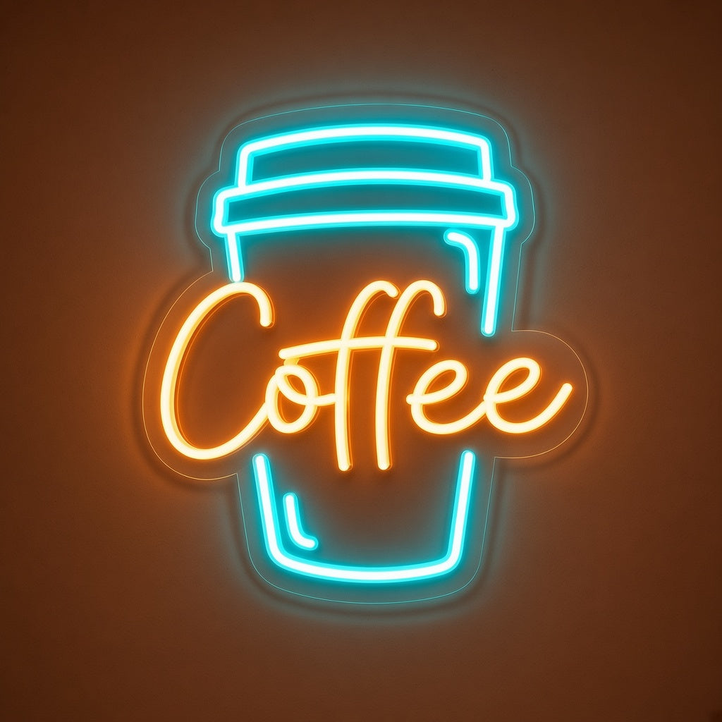 Coffee To Go Cup LED Neon Sign - product hero