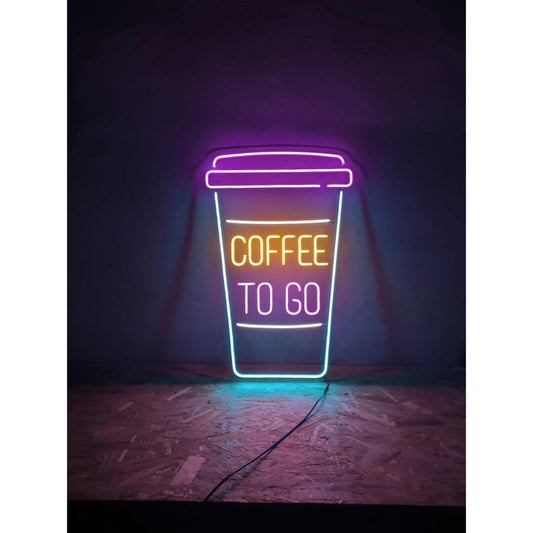 Coffee To Go Led Sign Business Neon Sign