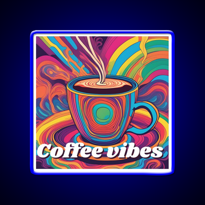Coffee Vibes Cafe Led Neon Sign Espresso Bar Art Bakery Wall Art Rgb Color - Shineneon