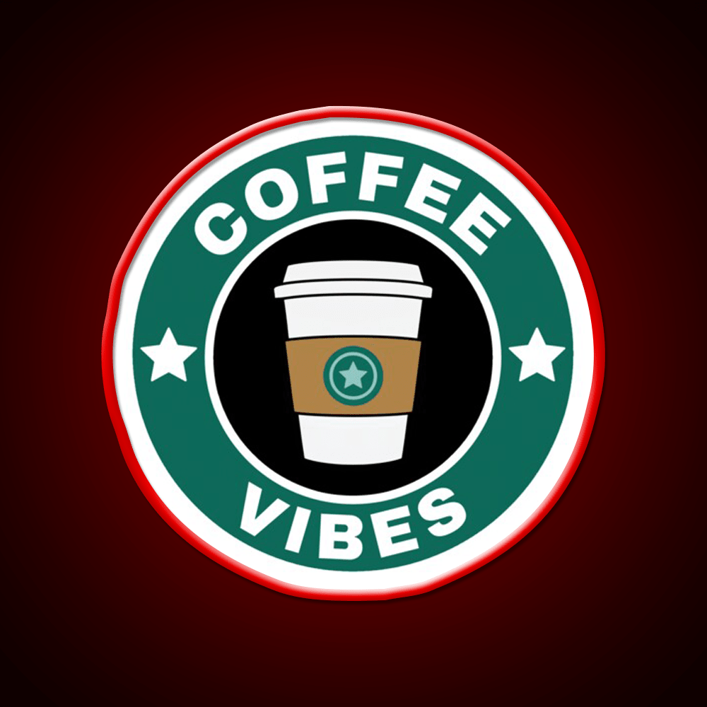 Coffee Vibes Cafe Led Neon Sign Espresso Bar Art For Coffee Shop Rgb Color - Shineneon