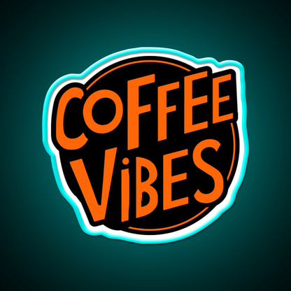 Coffee Vibes Cafe Led Neon Sign Espresso Bar Art For Home Decor Rgb Color
