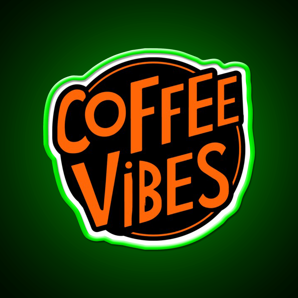 Coffee Vibes Cafe Led Neon Sign Espresso Bar Art For Home Decor Rgb Color - Shineneon