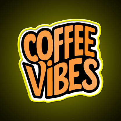Coffee Vibes Cafe Led Neon Sign Espresso Bar Art For Home Rgb Color - Shineneon