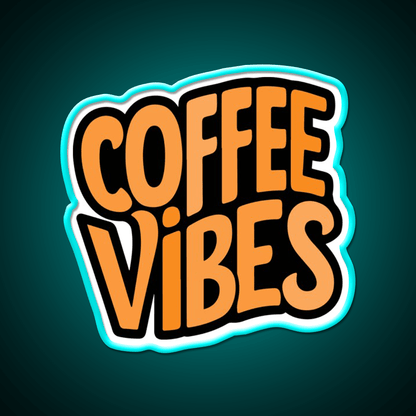 Coffee Vibes Cafe Led Neon Sign Espresso Bar Art For Home Rgb Color - Shineneon