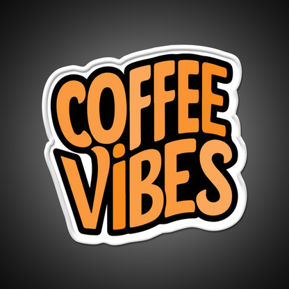 Coffee Vibes Cafe Led Neon Sign Espresso Bar Art For Home Rgb Color
