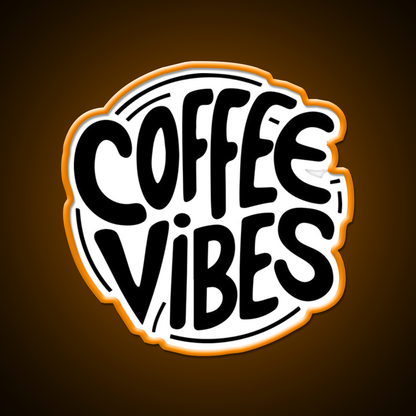 Coffee Vibes Cafe Led Neon Sign Espresso Bar Art For Wall Art Rgb Color