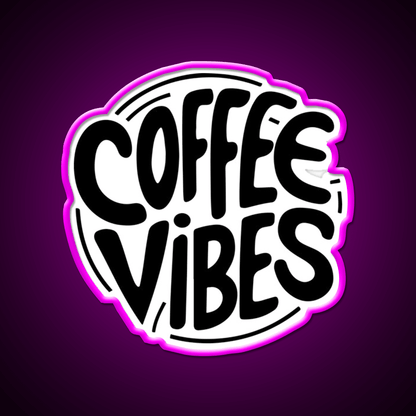Coffee Vibes Cafe Led Neon Sign Espresso Bar Art For Wall Art Rgb Color - Shineneon