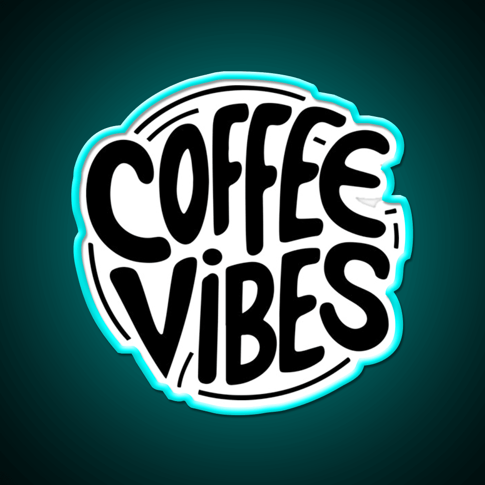 Coffee Vibes Cafe Led Neon Sign Espresso Bar Art For Wall Art Rgb Color - Shineneon