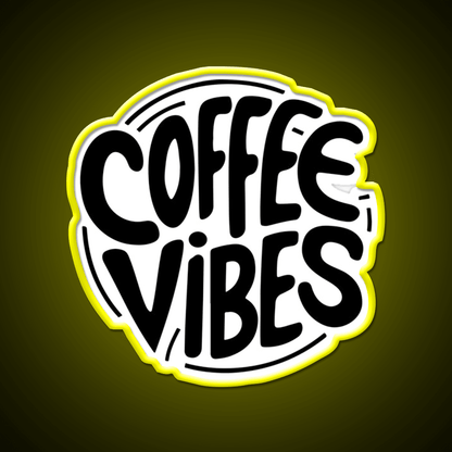 Coffee Vibes Cafe Led Neon Sign Espresso Bar Art For Wall Art Rgb Color - Shineneon