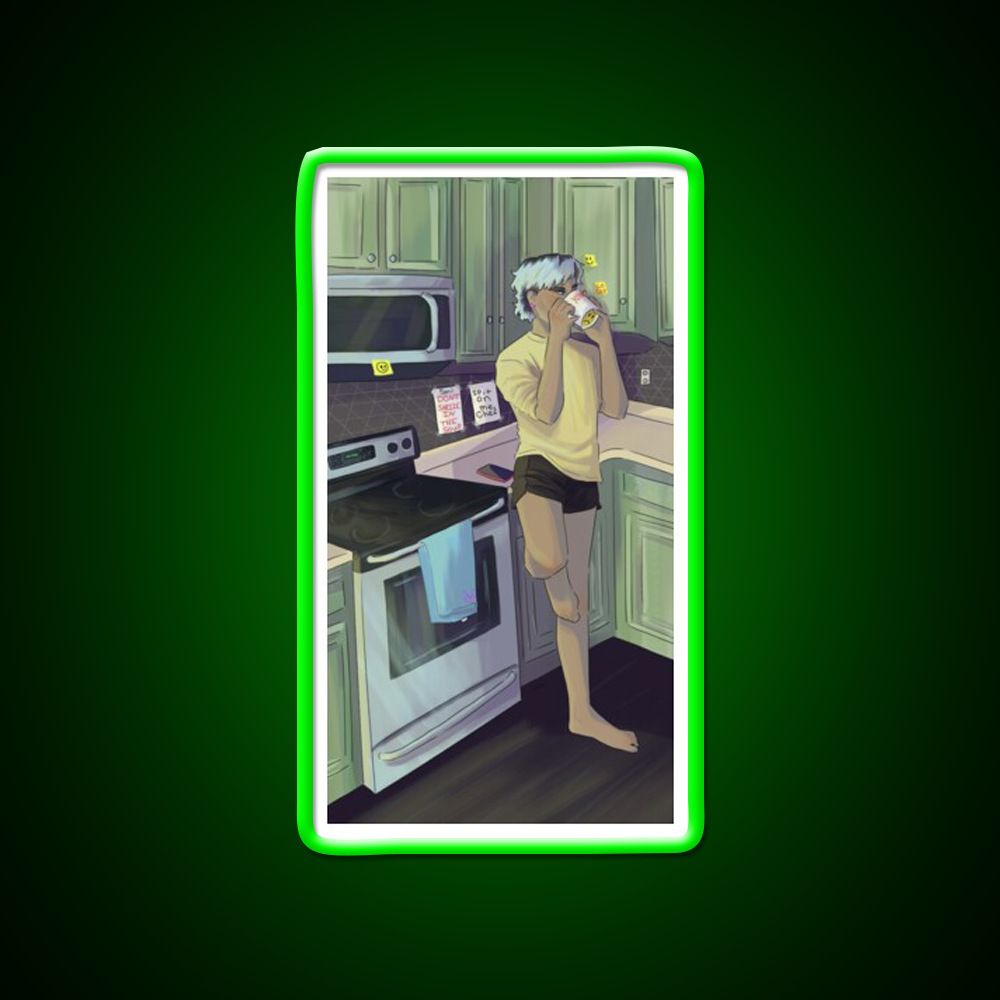 Coffee Vibes Cafe Led Neon Sign Espresso Bar Art For Wall Decor Rgb Color