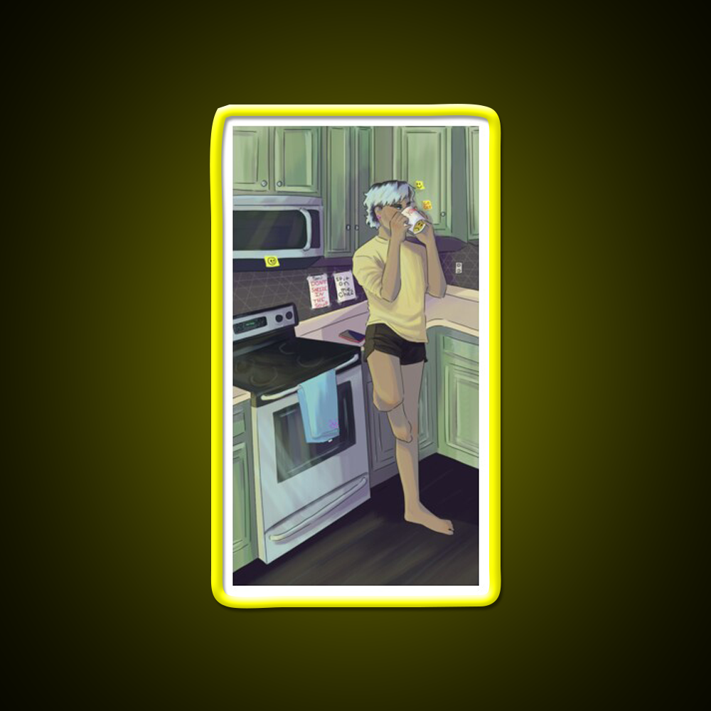 Coffee Vibes Cafe Led Neon Sign Espresso Bar Art For Wall Decor Rgb Color