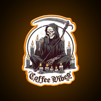 Coffee Vibes Cafe Led Neon Sign Espresso Bar Art Rgb Color