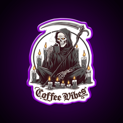 Coffee Vibes Cafe Led Neon Sign Espresso Bar Art Rgb Color - Shineneon