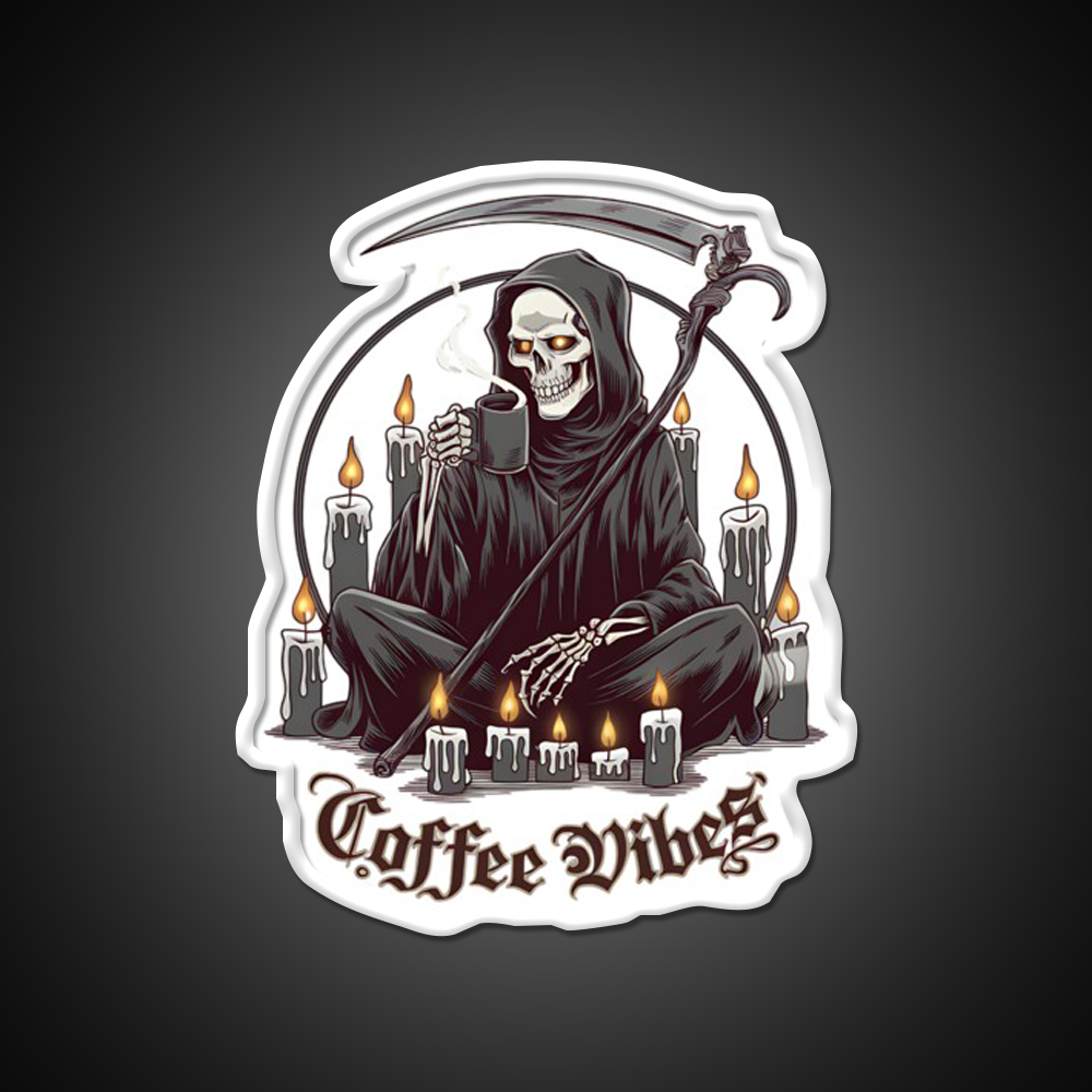 Coffee Vibes Cafe Led Neon Sign Espresso Bar Art Rgb Color