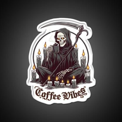 Coffee Vibes Cafe Led Neon Sign Espresso Bar Art Rgb Color