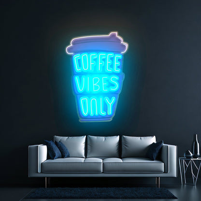 Coffee Vibes Only Led Neon Sign Light Custom Led Signs - Shineneon