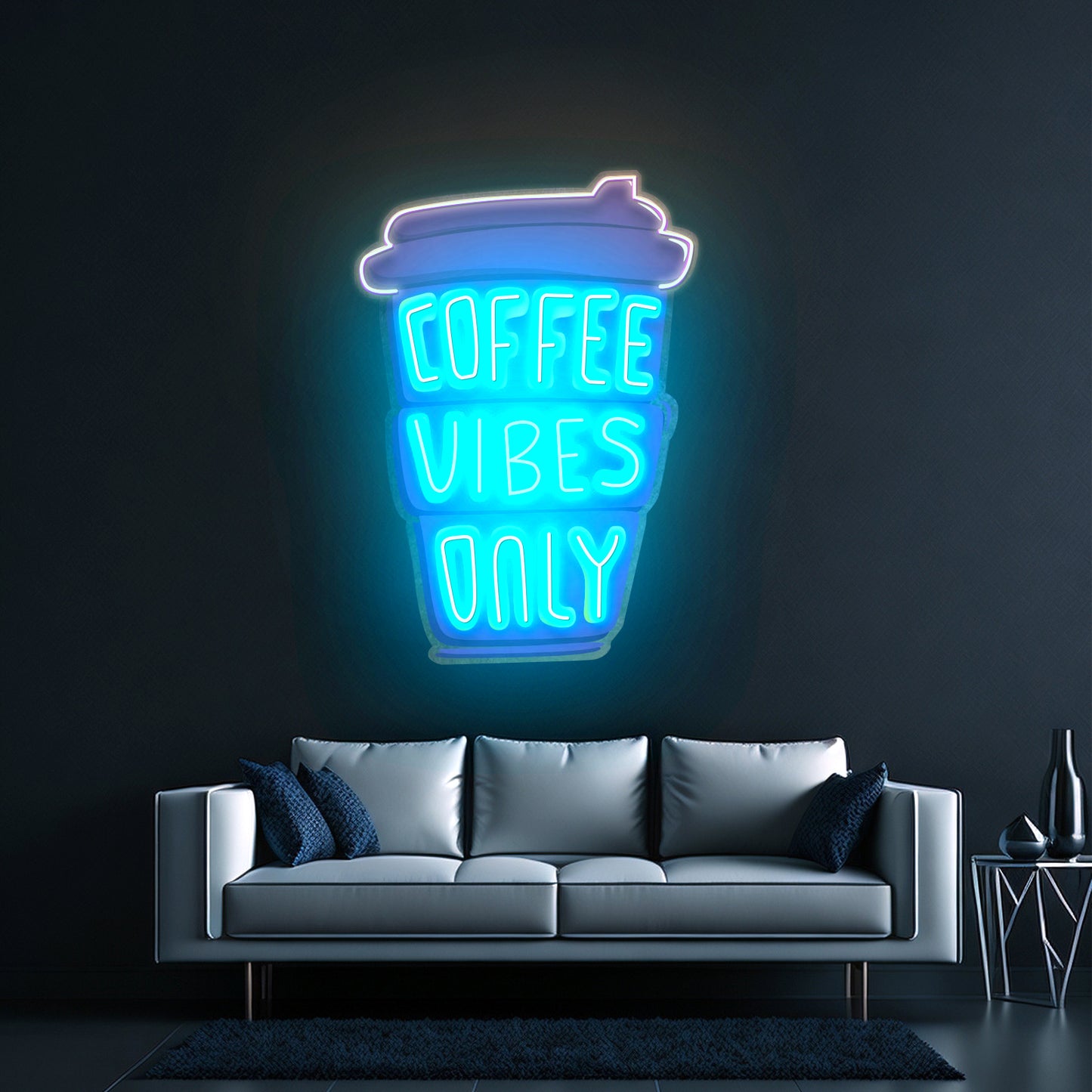 Coffee Vibes Only Led Neon Sign Light Custom Led Signs