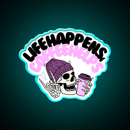 Coffee Vibes Only Positive Coffee Cafe Led Neon Sign Espresso Bar Art Rgb Color