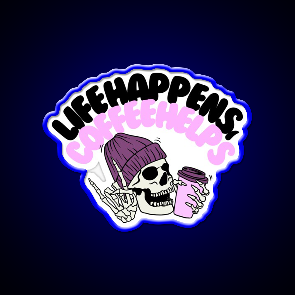 Coffee Vibes Only Positive Coffee Cafe Led Neon Sign Espresso Bar Art Rgb Color