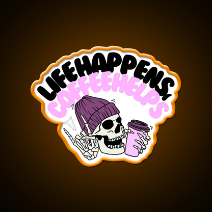 Coffee Vibes Only Positive Coffee Cafe Led Neon Sign Espresso Bar Art Rgb Color