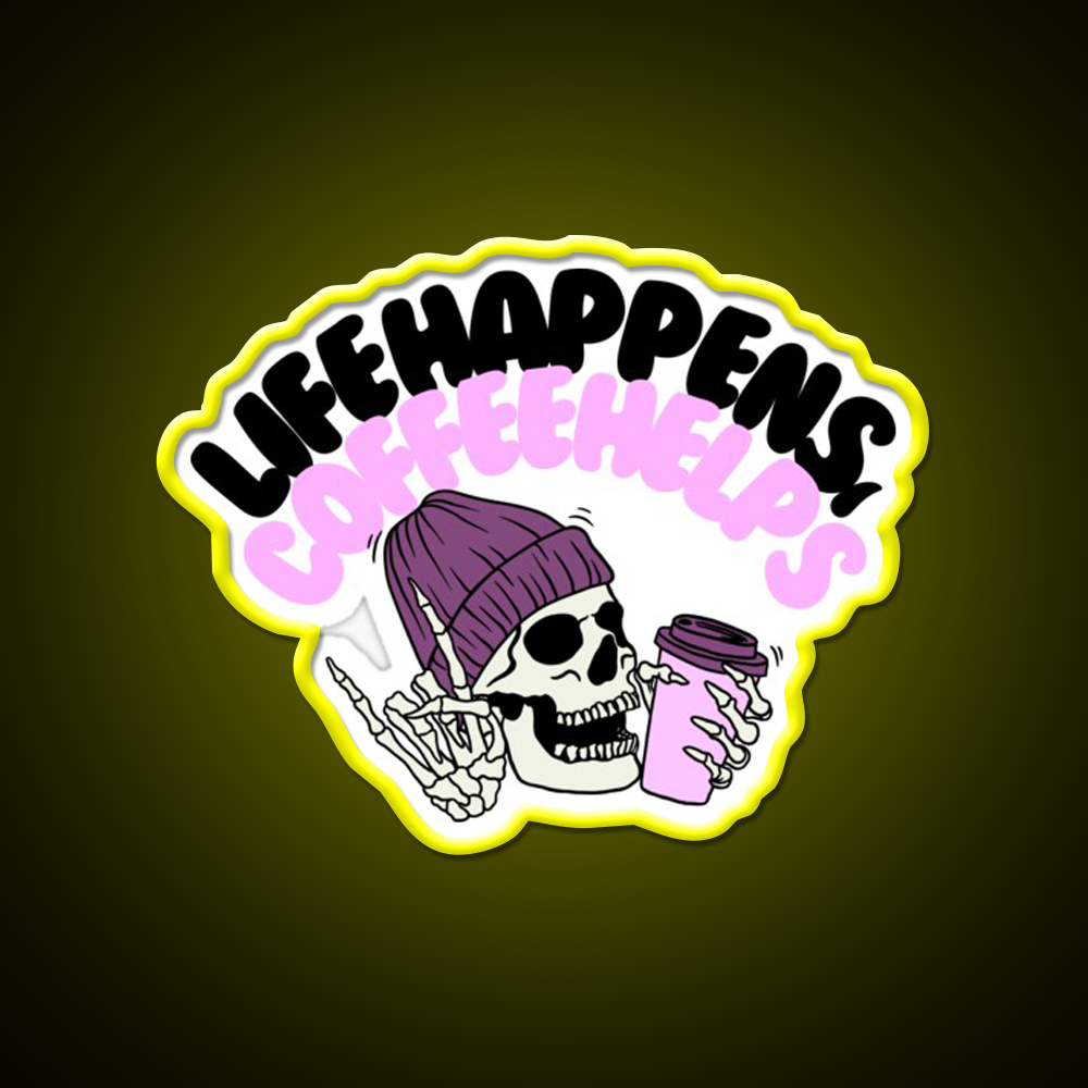 Coffee Vibes Only Positive Coffee Cafe Led Neon Sign Espresso Bar Art Rgb Color