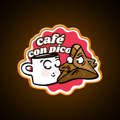 Coffee With Sweet Bread Spanish Cafe Led Neon Sign Espresso Bar Art Rgb Color - Shineneon