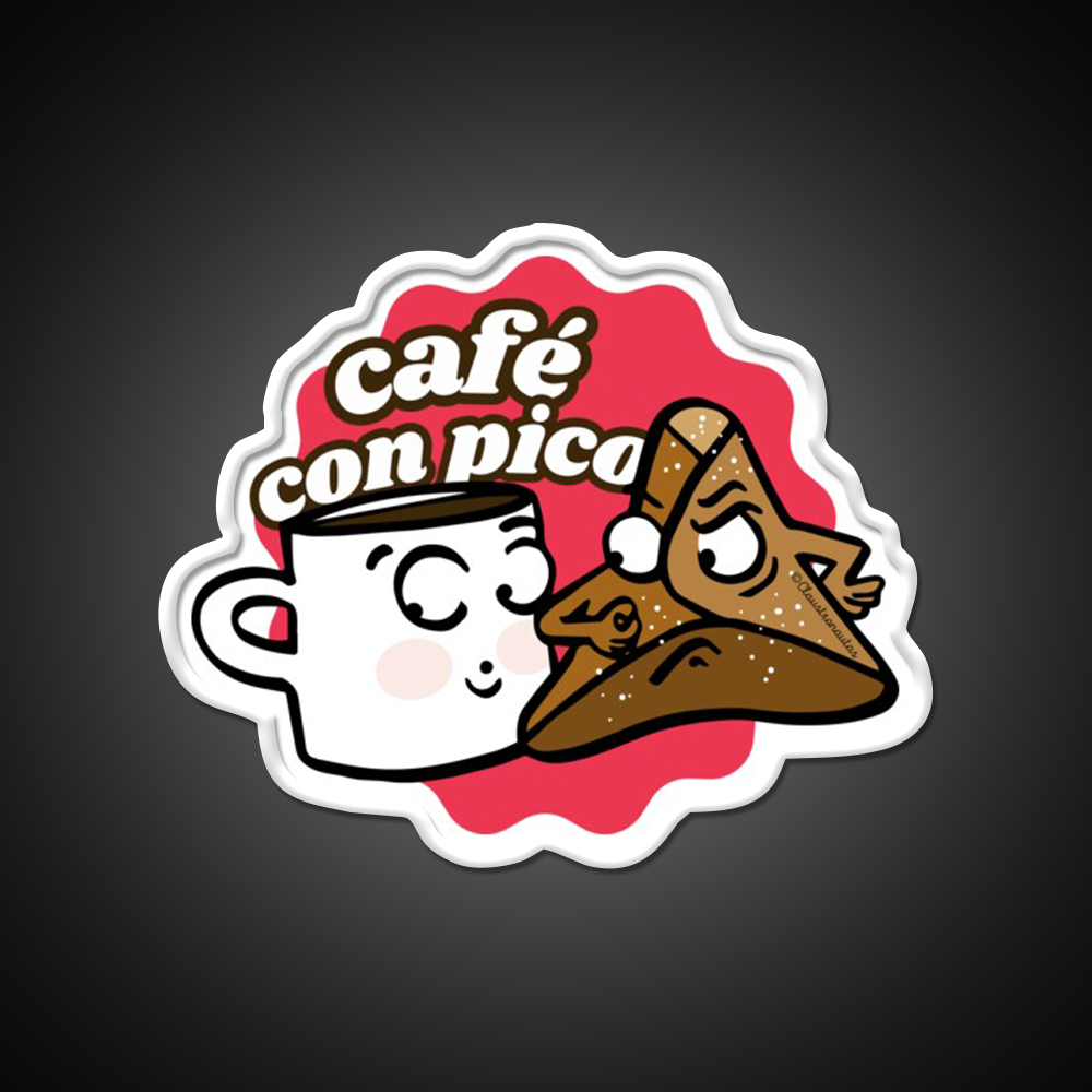 Coffee With Sweet Bread Spanish Cafe Led Neon Sign Espresso Bar Art Rgb Color