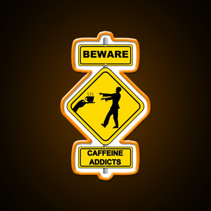 Coffee Zombie Beer Bar Decor Led Neon Sign Rgb Color