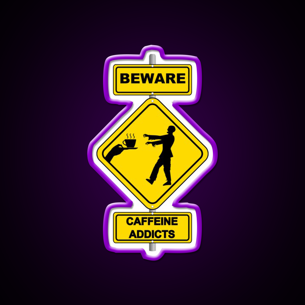 Coffee Zombie Beer Bar Decor Led Neon Sign Rgb Color