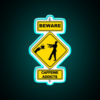 Coffee Zombie Man Cave Bar Led Neon Sign Rgb Color