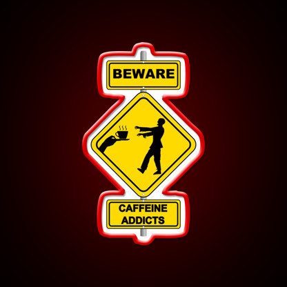 Coffee Zombie Man Cave Bar Led Neon Sign Rgb Color