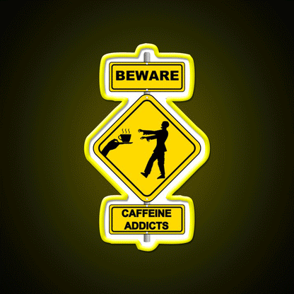 Coffee Zombie Man Cave Bar Led Neon Sign Rgb Color