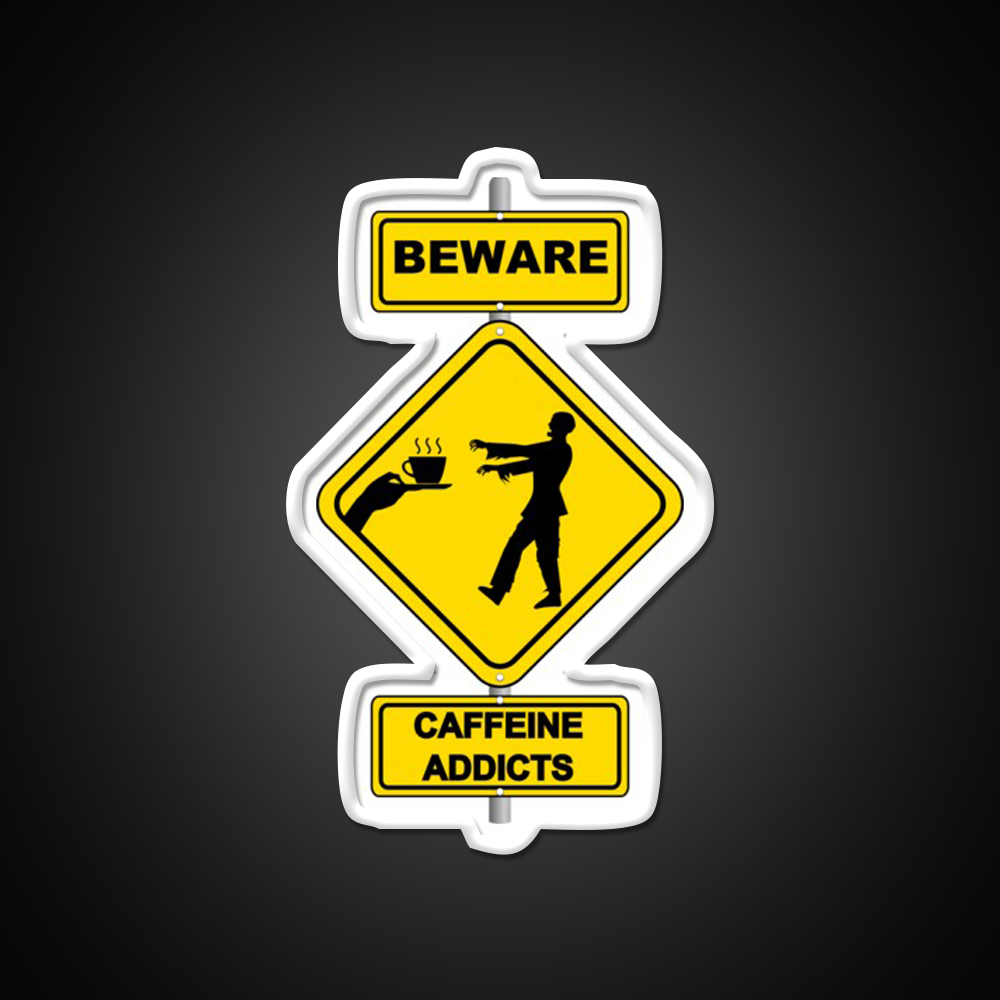 Coffee Zombie Man Cave Bar Led Neon Sign Rgb Color