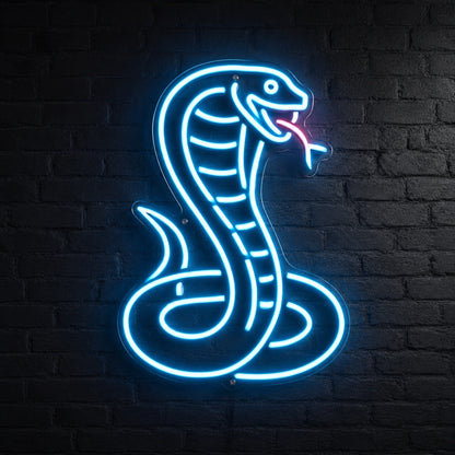 Coiled Cobra LED Neon Sign high-converting product image