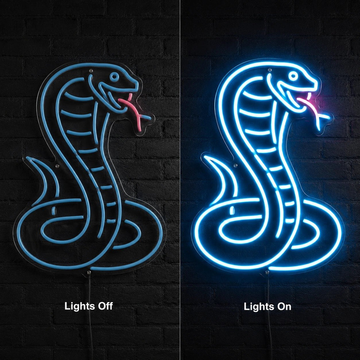 Coiled Cobra LED Neon Sign - Shineneon