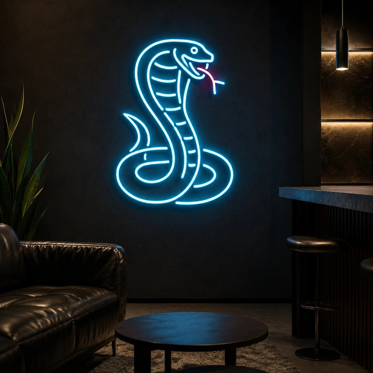 Coiled Cobra LED Neon Sign - Shineneon
