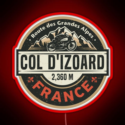 Col D Izoard Route Des Grandes Alpes Rgb Neon Sign - Shineneon