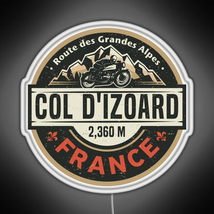 Col D Izoard Route Des Grandes Alpes Rgb Neon Sign - Shineneon