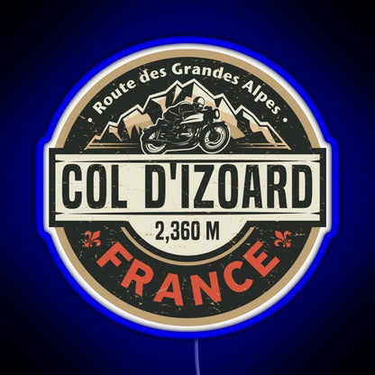 Col D Izoard Route Des Grandes Alpes Rgb Neon Sign - Shineneon