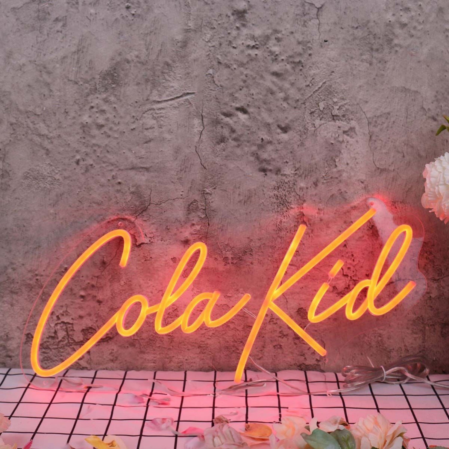 Cola Kid Red Led Neon Sign - Shineneon